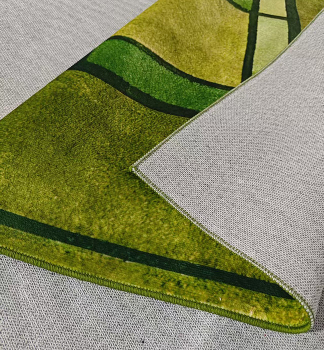 Arts and Crafts Collection Area Rug Ultra Soft Washable Rug, Non Slip Area Rug Indoor, Stain Resistant Rugs for Living Room Bedroom Vintage Home Decor