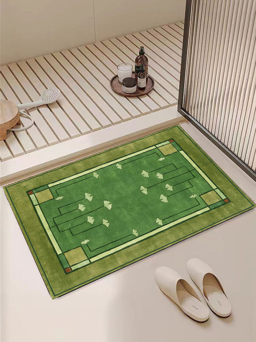 Arts and Crafts Collection Area Rug Ultra Soft Washable Rug, Non Slip Area Rug Indoor, Stain Resistant Rugs for Living Room Bedroom Vintage Home Decor