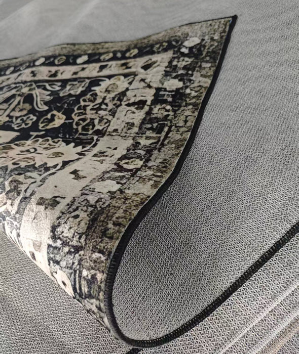 Tibet Collection Area Rug Ultra Soft Washable Rug, Non Slip Area Rug Indoor, Stain Resistant Rugs for Living Room Bedroom Vintage Home Decor