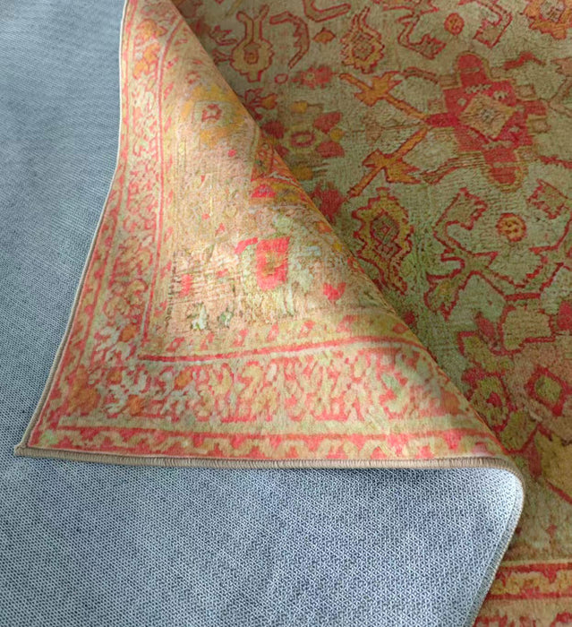 Ushak Collection Area Rug Ultra Soft Washable Rug, Non Slip Area Rug Indoor, Stain Resistant Rugs for Living Room Bedroom Vintage Home Decor