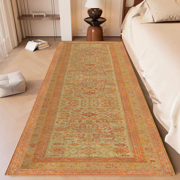 Ushak Collection Area Rug Ultra Soft Washable Rug, Non Slip Area Rug Indoor, Stain Resistant Rugs for Living Room Bedroom Vintage Home Decor