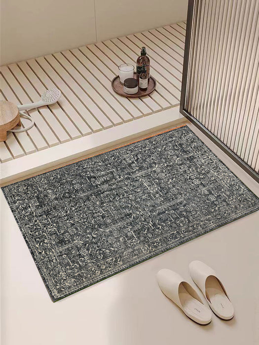 Tibet Collection Area Rug Ultra Soft Washable Rug, Non Slip Area Rug Indoor, Stain Resistant Rugs for Living Room Bedroom Vintage Home Decor