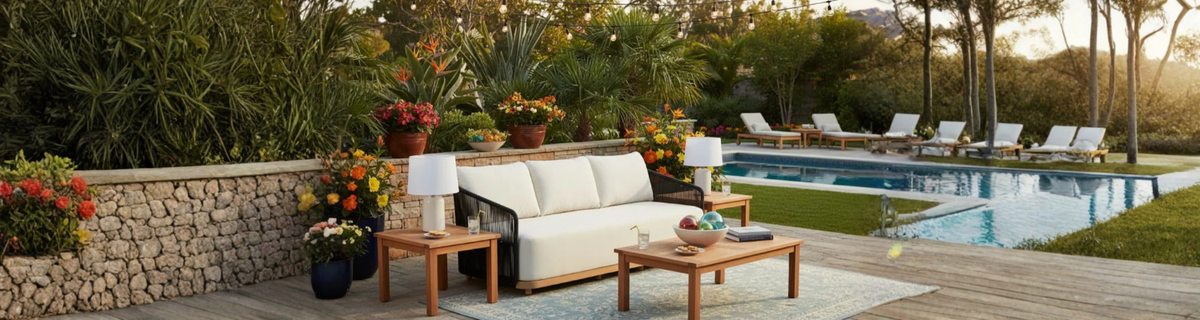 Alpine Teak Wood And Rope Design