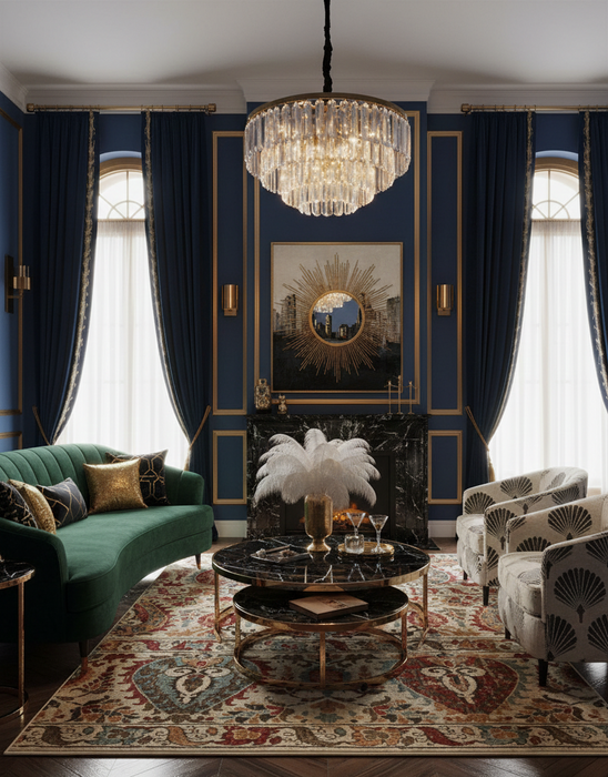 Persian-Inspired. Modern Defined. Turkish Made Rug, size 5' 2" x 7' 6"