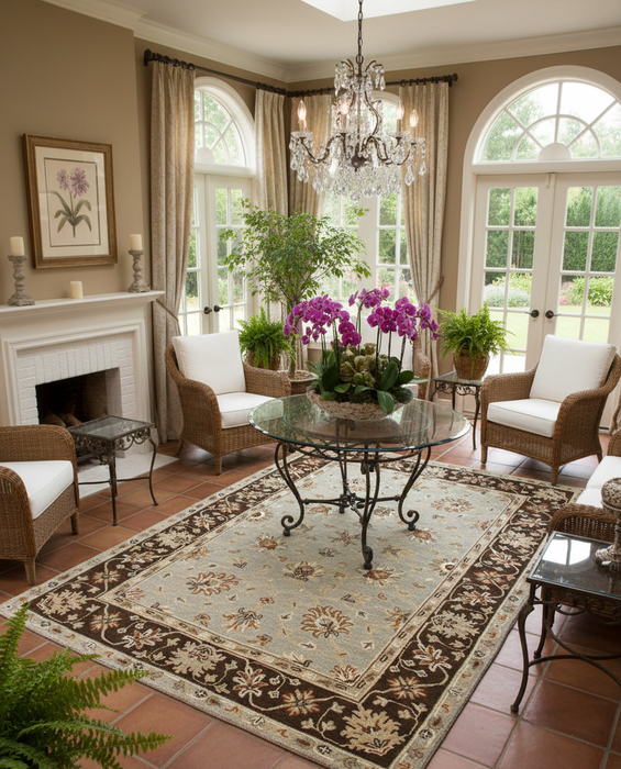 Persian-Inspired. Modern Defined. Turkish Made Rug, size 5" x 7' 6"