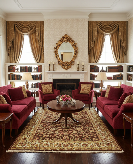 Persian-Inspired. Modern Defined. Turkish Made Rug, size 5' 5" x 7' 7"