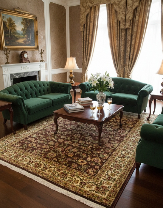Persian-Inspired. Modern Defined. Turkish Made Rug, size 5' 5" x 7' 7"