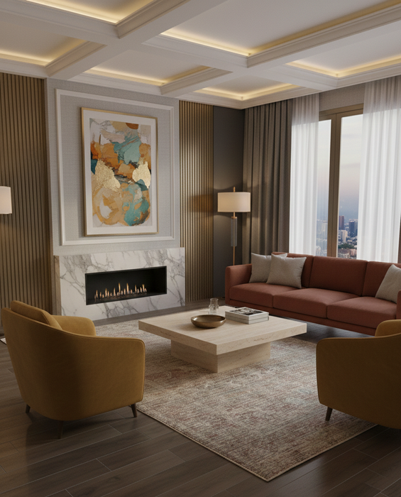 Persian-Inspired. Modern Defined. Turkish Made Rug, size 5' 2" x 7' 7"