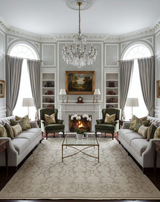 Persian-Inspired. Modern Defined. Turkish Made Rug, size 5' 4" x 7' 8"