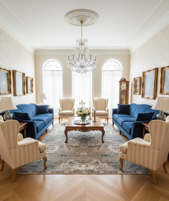 Persian-Inspired. Modern Defined. Turkish Made Rug, size 5' 2" x 7' 7"