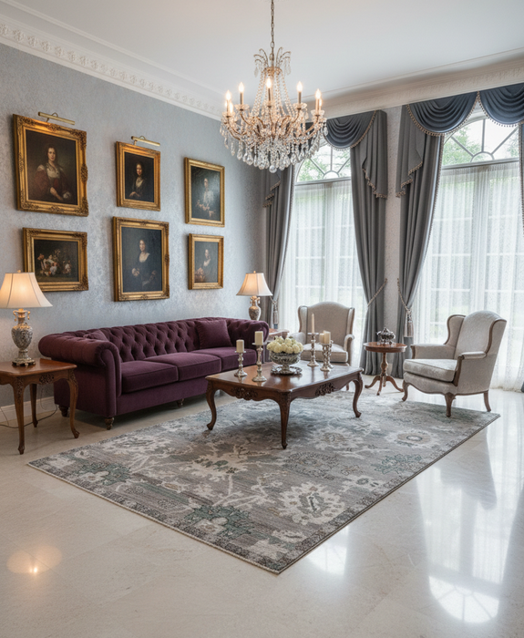 Persian-Inspired. Modern Defined. Turkish Made Rug, size 5' 2" x 7' 7"