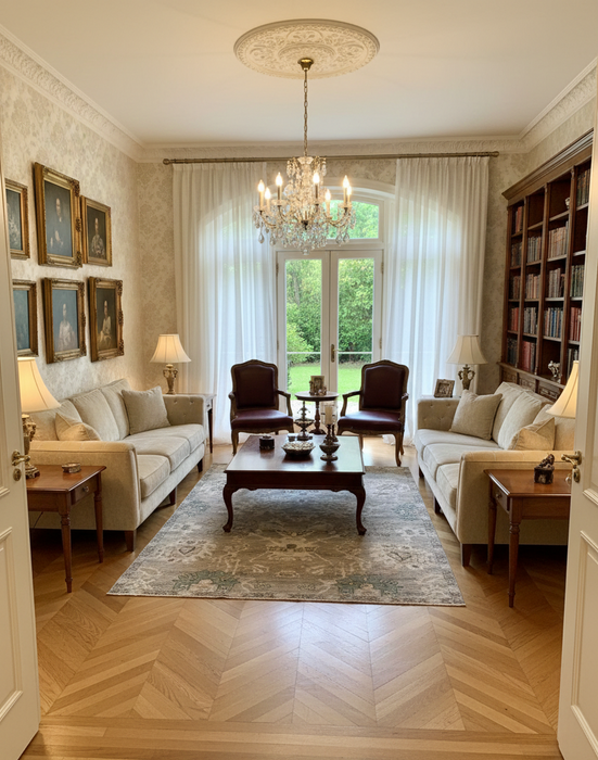 Persian-Inspired. Modern Defined. Turkish Made Rug, size 5' 2" x 7' 7"