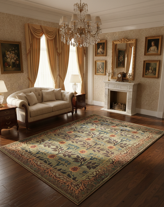 Persian-Inspired. Modern Defined. Turkish Made Rug, size 5' 3" x 7' 6"
