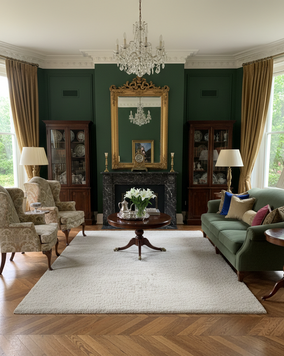 Persian-Inspired. Modern Defined. Turkish Made Rug, size 5' 4" x 7' 7"