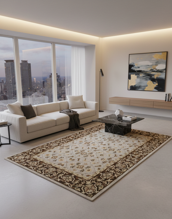 Persian-Inspired. Modern Defined. Turkish Made Rug, size 5" x 7' 6"