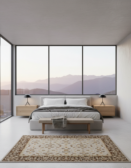 Persian-Inspired. Modern Defined. Turkish Made Rug, size 5" x 7' 6"