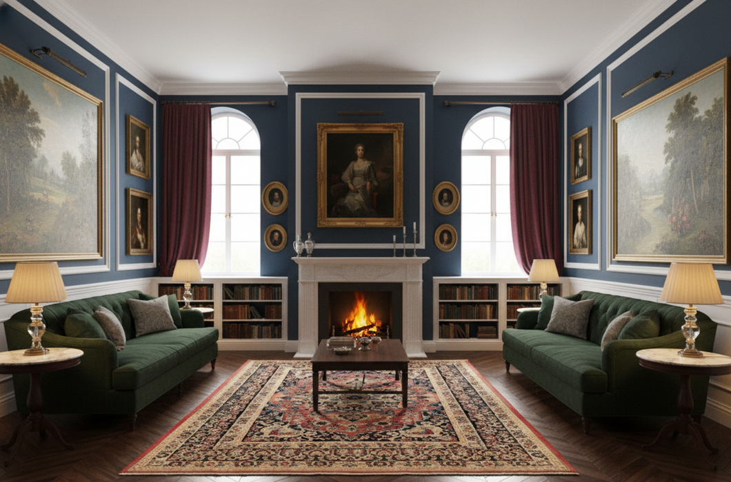 Timeless Beauty, Woven by Hand. Antique Persian lilihal Rug, size 4' 7" x 6' 7"  (F)