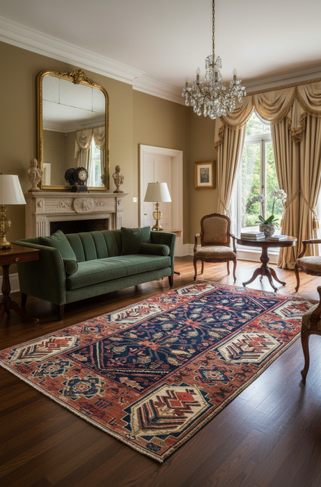 Genuine Handmade Antique Kazak Rug ( B)