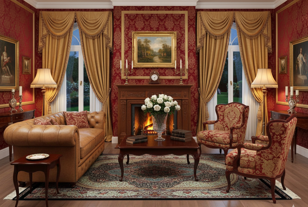 Exquisite 100% Silk Persian Design Rug – Elegant and Luxurious, size 3' 10" x 5' 8"  (H)