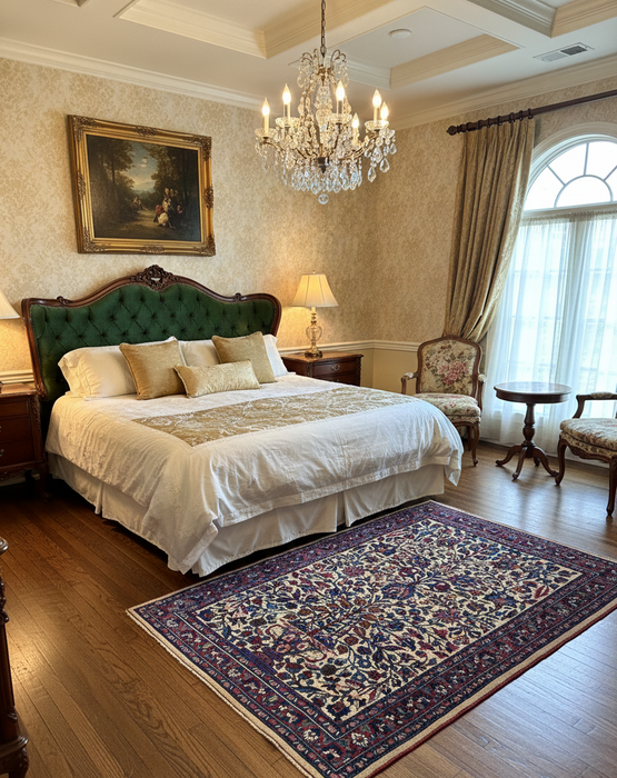 Timeless Beauty, Woven by Hand. Antique Persian Hamadan Rug, size 4" x 5' 9" (F)