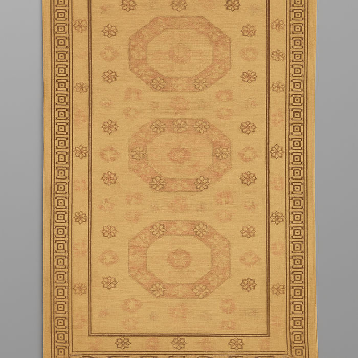 Antique Khotan Samarkand Rug, circa 1910's, 4' 4" x 9'