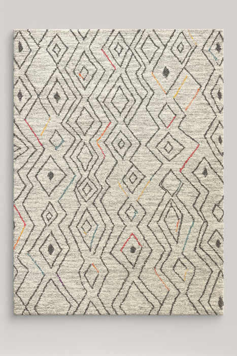 Persian-Inspired. Modern Defined. Turkish Made Rug, size 5' 2" x 7' 5"