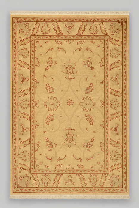 Hand-Knotted Sultanabad Vegetable-Dyed Wool Rug 4" x 6' 3" (Y)