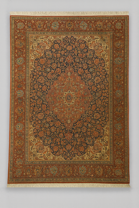 Timeless Beauty, Woven by Hand. Antique Persian Kashan Rug, size 4' 5" x 6' 6" (F)
