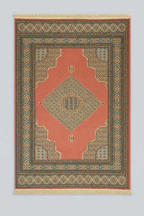 Hand-Knotted Pakistan Kashmiri Silk Wool Blend Rug, size 5' 3" x 8' 1 " (E)