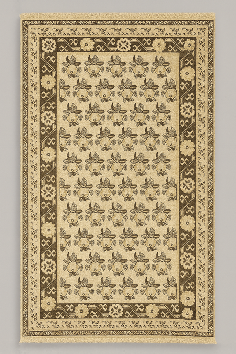 Antique Khotan Samarkand Rug, circa 1910's, size 4' 6" x 9"