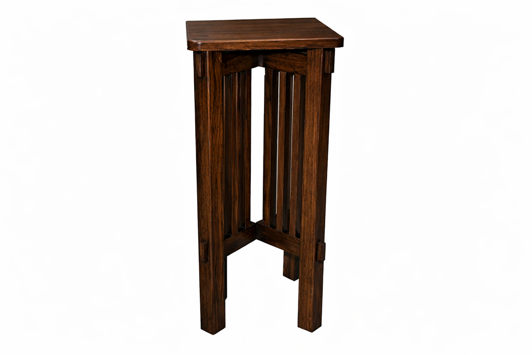 Buy Mission Spindle Side Table / Plant Stand in USA— Crafters and Buy Mission Spindle Side Table / Plant Stand in USA— Crafters and