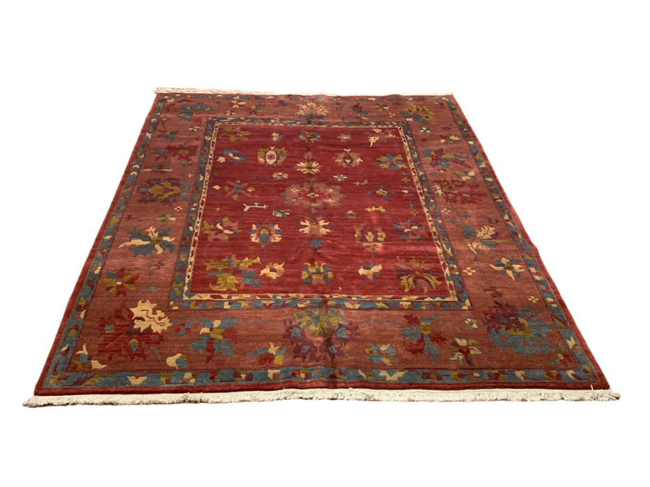 Sultanabad 100% wool Hand Made Rug - size 7' 9" x 9' 7" (P)