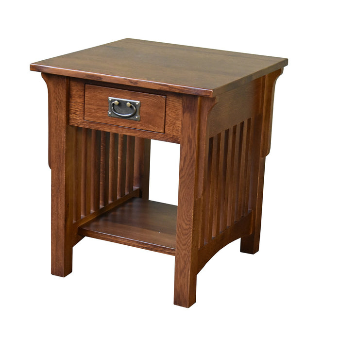 Mission 1 Drawer Crofter End Table - Model A19