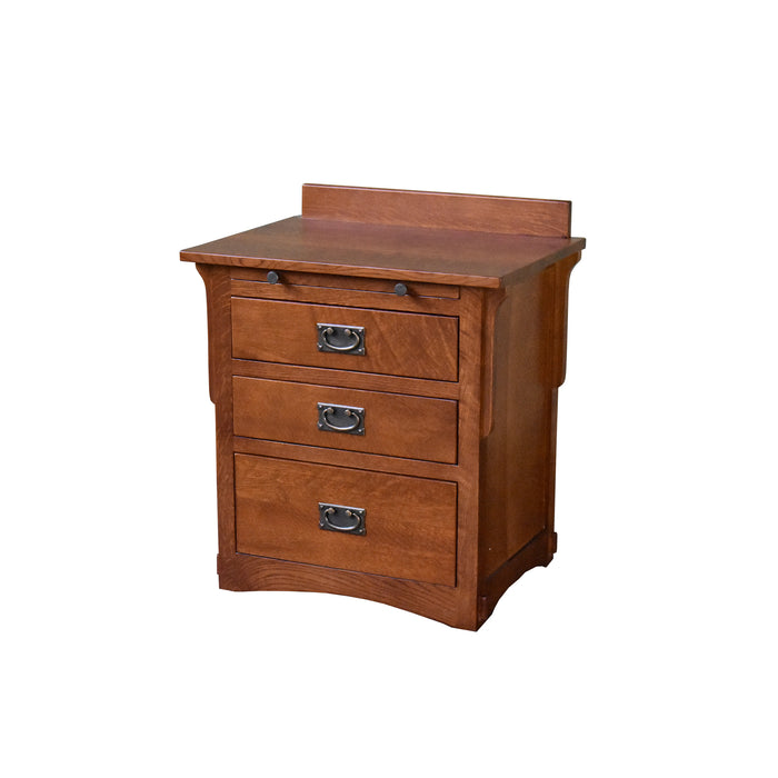 Mission Crofter 3 Drawer Nightstand - Michael's Cherry (MC-A)