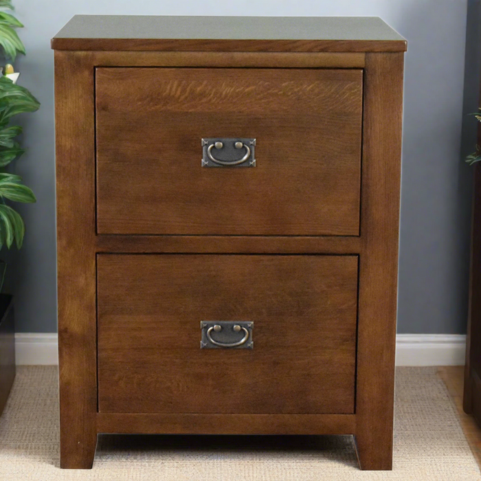 Preorder Mission 2 Drawer File Cabinet - Walnut (AW)
