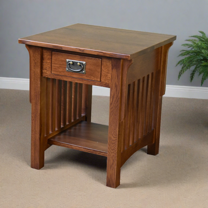 Mission 1 Drawer Crofter End Table - Model A19