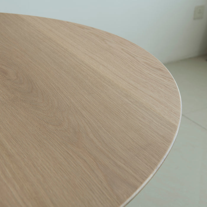 Isabella Mid century Round Dining Table - American Solid Oak