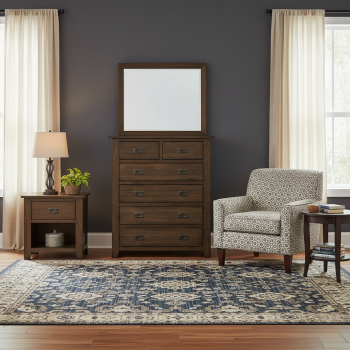 Mission 6 Drawer Dresser