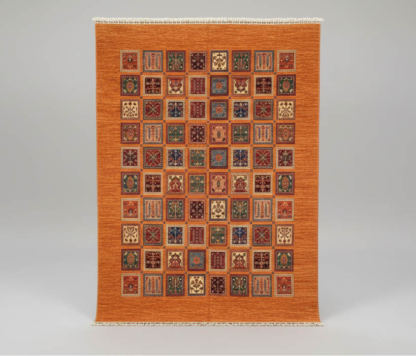 Hand-Knotted Sultanabad Vegetable-Dyed Wool Rug, 8' 4" x 11' 7"  (K)