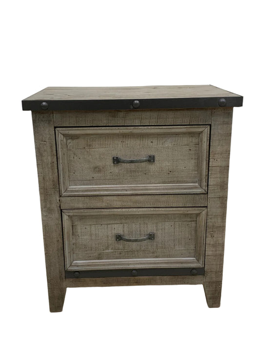 Larson Solid Pine Wood 2 Drawer Nightstand - Options available