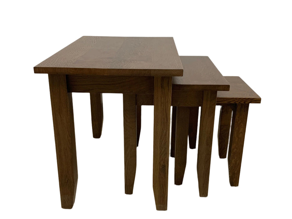 Mission Oak Nesting Tables - Set of 3