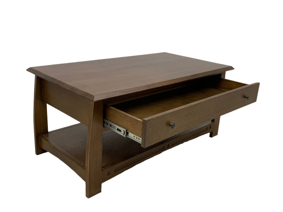 Mission Crofter Style 1 Drawer Coffee Table - Model A32