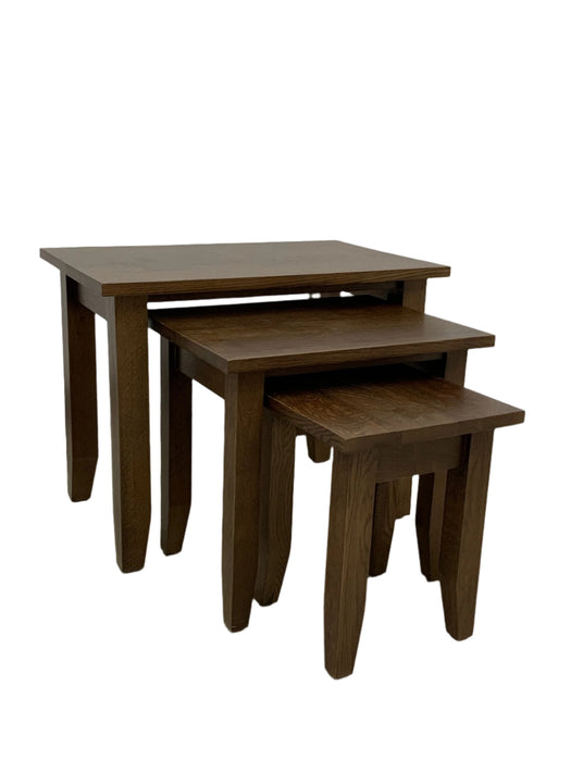 Mission Oak Nesting Tables - Set of 3