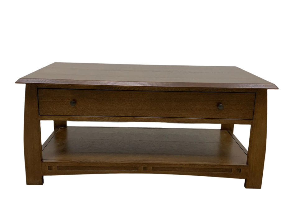 Mission Crofter Style 1 Drawer Coffee Table - Model A32