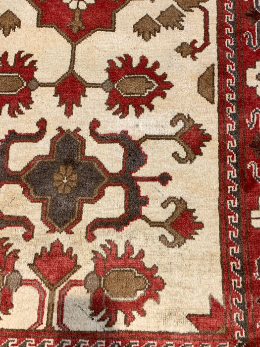 Terkaman Tribal Afghan Oriental Rug, size 3 ' 4" x 5' 8"