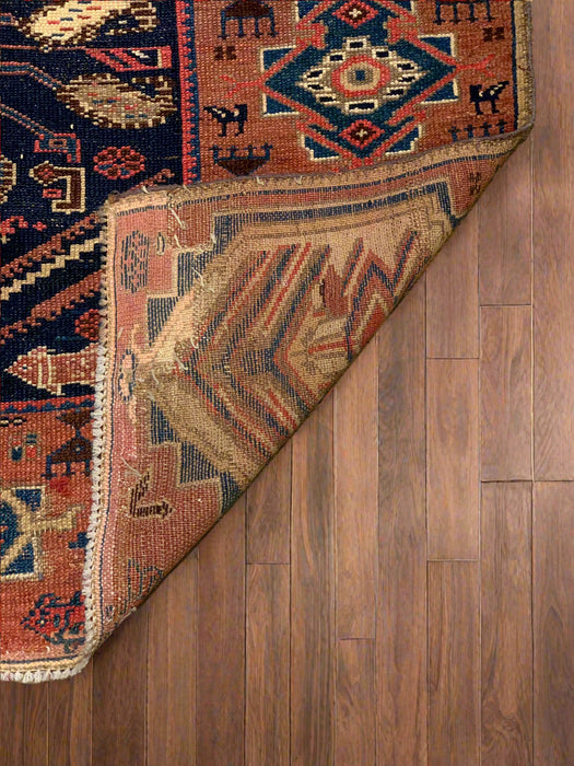 Genuine Handmade Antique Kazak Rug ( B)