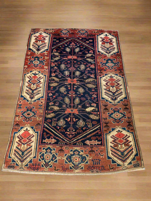 Genuine Handmade Antique Kazak Rug ( B)