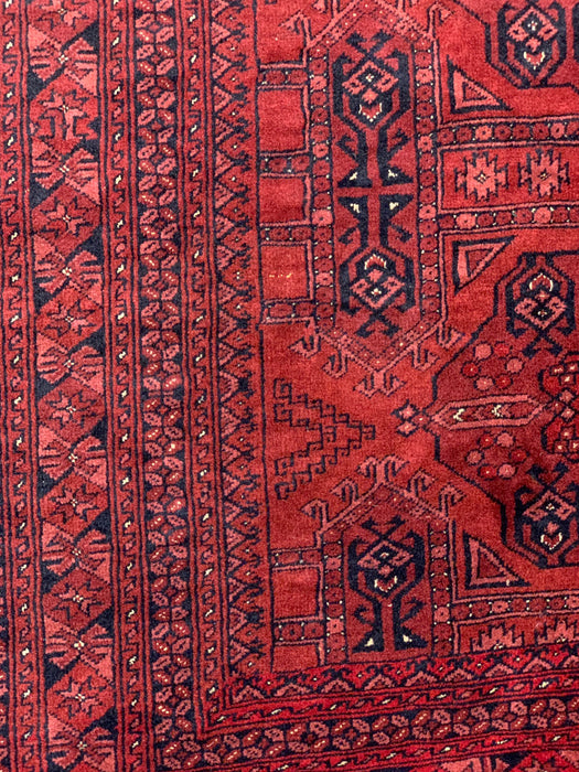 Terkaman Tribal Afghan Oriental Rug, size 4' 3" x 6' 3" (C)