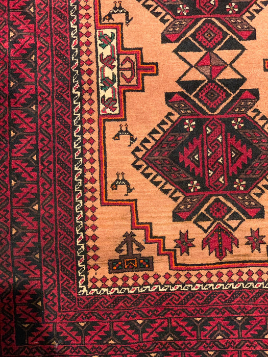 Terkaman Tribal Baluch Oriental Rug 3' 10" x 7' 9" (A)