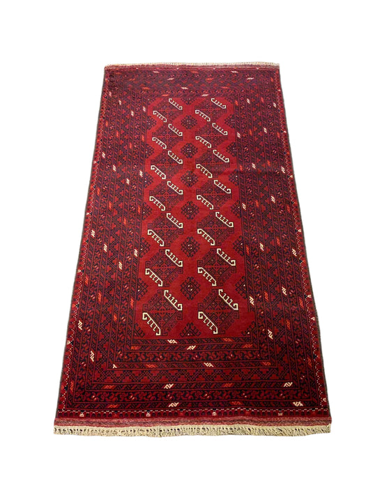 Terkaman Tribal Baluch Oriental Rug 4" x 5" (A)